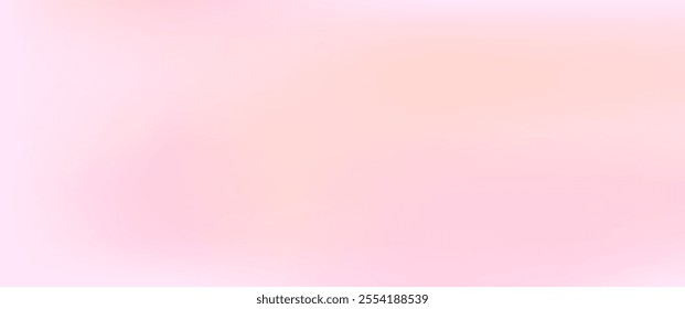 Soft colorful background with a gradient pastel color. Vector illustration for banner, presentation template, wallpaper, text place, and social media.