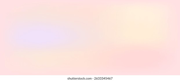 Soft colorful background with a gradient pastel color. Vector illustration for banner, presentation template, wallpaper, text place, and social media.	
