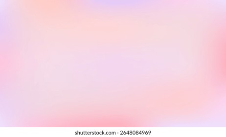 Fondo colorido suave con un color pastel degradado. Ilustración vectorial para Anuncio, Plantilla de presentación, Fondo de pantalla, lugar de texto y redes sociales.	