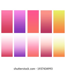 Fondo de gradiente de color suave. Diseño vectorial de pantalla moderna para aplicaciones móviles. Gradientes abstractos de color suave.