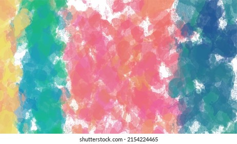 soft Colorful watercolor background for your design, watercolor background concept, vector.