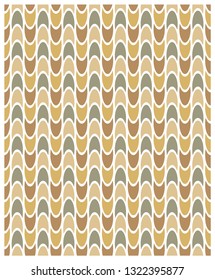 Soft colorful wavy patterns. Seamless background vector design