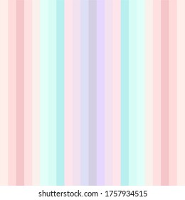 Soft colors: abstract background from multi-colored vertical stripes in pastel colors. Background for children's design, pattern for fabric, wallpaper. The color of marshmallows. space for text
