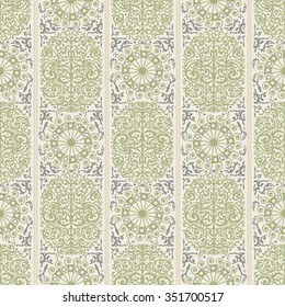 Soft colors ancient retro seamless ornamental texture. Vector illustration