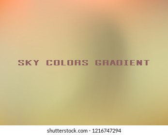 Soft Colors Gradient Texture. Pinky Coral Mesh Backdrop. Original Sky Colors Template. Halftone Blurred Background.