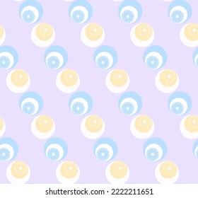 Soft Colors Set Marbles Illustration World Seamless pattern suitable for print, texture fabric 