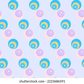 Soft Colors Set Marbles Illustration World Seamless pattern suitable for print, texture fabric 
