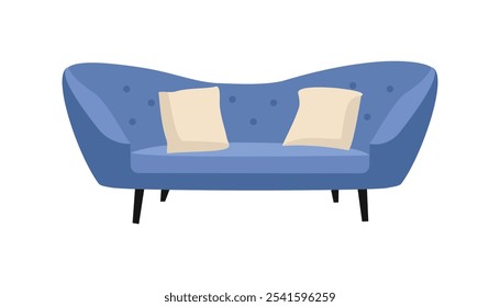 Diseños de silla cómodos y suaves. Muebles. Ilustración de sofá para el hogar y los Catálogos de muebles. Ilustración de sofá. Inspiración de ilustración de sofá. 