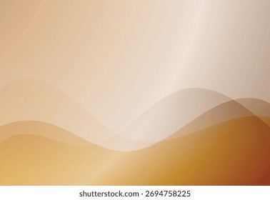 Soft Copper Rainlight Gradient Background