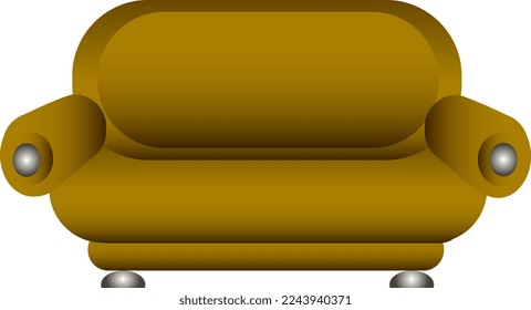 Soft, cozy children's cartoon sofa.