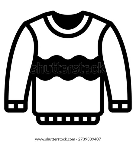 A soft, cozy sweater draped over a chair, inviting warmth during chilly autumn days.