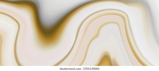 Soft cream and gold abstract background with smooth fluid waves and gentle pastel gradients, creating an elegant and modern design for luxury branding or minimalist layouts.