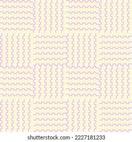 soft curve abstract wave pink yellow pastel on white background