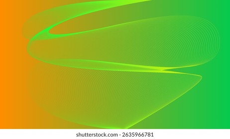 Soft Curves with Gentle Color Harmony