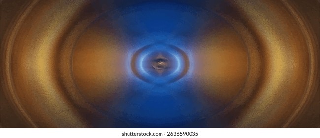 Soft curvy gray fluid cheese with space for text. Whirl light beige eddy surface. Yummy sweet vanilla yoghurt spread. Close up view