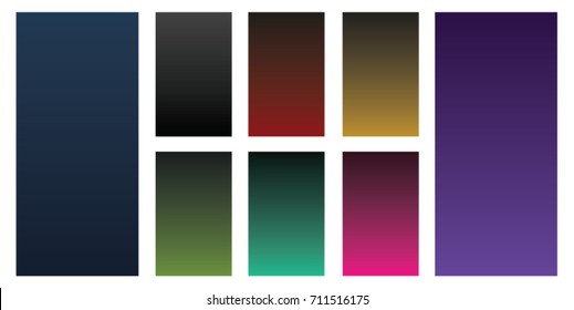 Soft dark black purple pink color gradients. Modern screen vector design for mobile app