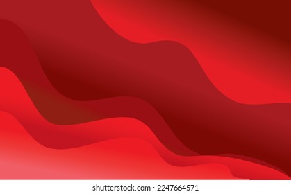 Soft dark red paper cut background effect with curve pattern graphics for illustration.