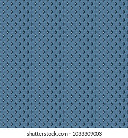 Soft design. Endless texture for wrapping, textiles, paper in gray, black and blue colors. Vector floral seamless pattern.