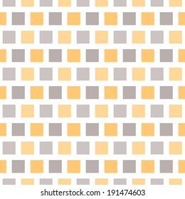 Soft different vector seamless pattern (tiling). Endless texture for wallpaper, fill, web page background, texture. Delicate geometric ornament. Yellow, grey and white shabby colors