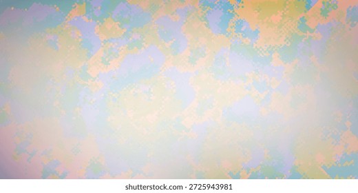 Un fondo abstracto suave y de ensueño con una mezcla de colores pastel, creando una atmósfera suave y etérea con texturas borrosas y una fuente de luz central.