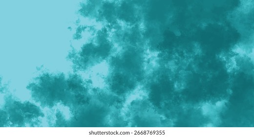 Soft dreamy aqua cloud texture background design

