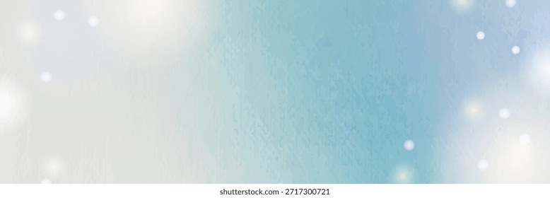 Un fondo suave y de ensueño con un gradiente de azul y blanco. El fondo presenta un estilo texturizado y etéreo con sutiles efectos bokeh. Fondo con Vector de espacio de copia.