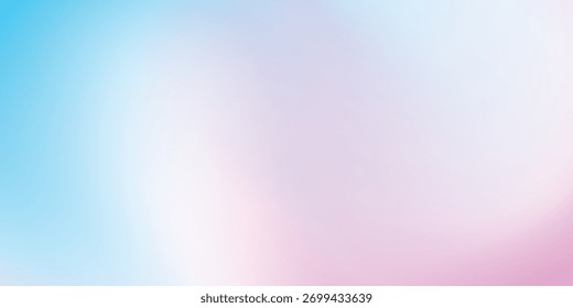 Un fondo suave y de ensueño con un gradiente suave de colores pastel, que se mezcla de azul claro a rosa pálido y lavanda.
