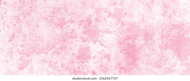 Soft and Dreamy Pink Watercolor Texture with Subtle Gradients and Faded Brush Strokes
