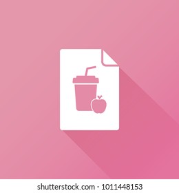 soft drink and apple icon