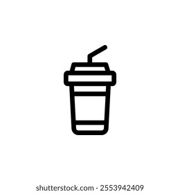 soft drink cup icon design