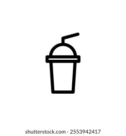 soft drink cup icon design