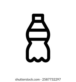 Soft drink. Editable stroke vector icon.