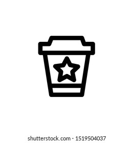 Soft Drink Icon , Beverage Logo, Cinema Symbol .