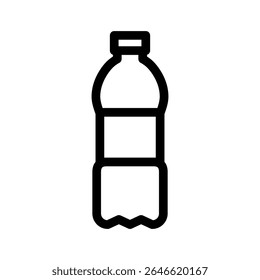 Ícone de refrigerante Bebida Símbolo Linha Design Estilo Ilustração Vetor