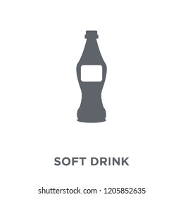 Soft drink icon. Soft drink design concept from Drinks collection. Simple element vector illustration on white background.