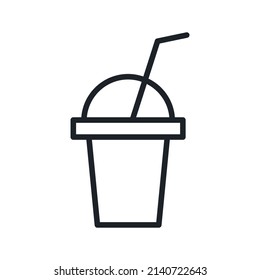 Soft drink icon. Drinks isolated vector icons