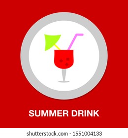 soft drink icon. Flat illustration of vector soda. water or soda isolated on white background. drinks sign symbol