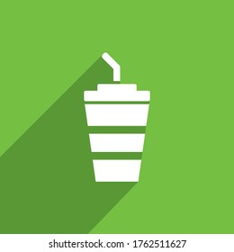 Icono de refresco, vector de icono de comida