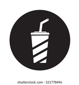 Soft drink icon illustration design
