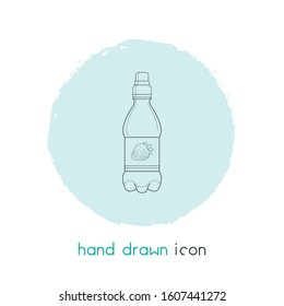 Soft drink icon line element. Vector illustration of soft drink icon line isolated on clean background for your web mobile app logo design.