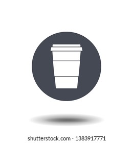 Soft drink icon. Modern simple icon style for graphic and web design, logo. EPS10