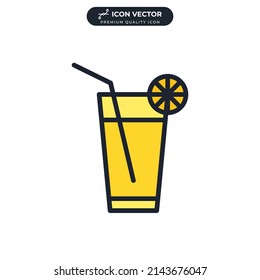 Symbol für Softdrink-Symbol-Vorlage für Grafik- und Webdesign-Kollektion, Vektorgrafik