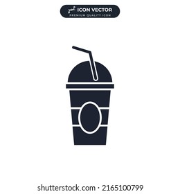 soft drink icon symbol template for graphic and web design collection logo vector illustration