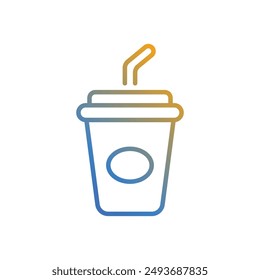 Soft Drink icon vector stock illustration