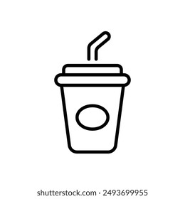 Icono de bebida suave Ilustración de stock de Vector