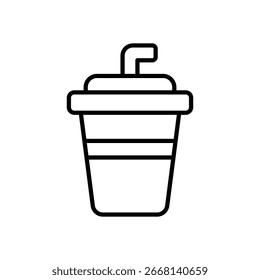 Soft Drink icon vector stock illustration