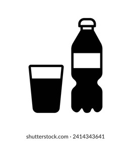 icono de refresco con fondo blanco vectorial ilustración