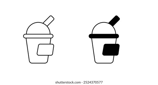 Icono de refresco con fondo blanco Vector Ilustración de stock