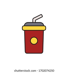 soft drink Illustration vector simple design
