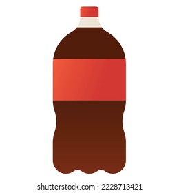 Soft drink isolated on white background, illustration, icon, element